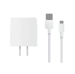 華為HUAWEI電源適配器+數(shù)據線5V2A手機帶線充電器USB帶線充電頭(白色)