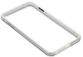 【特价超市】iPhone6Plus保护壳双色一体式金属中框5.5”【银色】