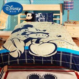 迪士尼 进口芬兰松 松木系列 1.2米 实木单床(排骨架床板）