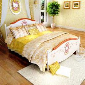 Hello Kitty P2级中密度纤维板 雅典娜KT 三款规格 韩式单床