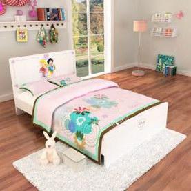 迪士尼E0级实木颗粒板公主嘉年华1.2米板式单床(小套装)
