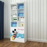 迪士尼E0级实木颗粒板米奇系列0.8米二门书柜