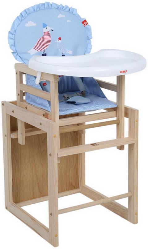 好孩子 环保实木无漆儿童餐椅 多功能组合式木质餐椅 MY312-M403B