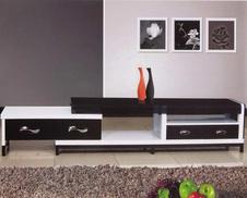 簡(jiǎn)易展開(kāi)搭色烤漆組合電視柜