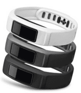 Vivofit2腕帶替換包(黑灰白-S