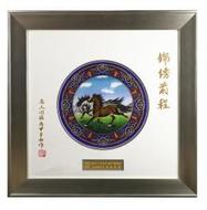 《錦繡前程》珀晶景泰藍(lán)