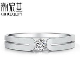 心世紀(jì)系列-一心一意-18K金-鉆石戒指/對(duì)戒/女戒【DZTK】
