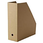 一按可成型纸板立式文件盒5枚组A4用約100×276×318mm