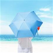 防紫外线折叠遮阳伞(优雅款-蓝)