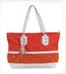 【精品】B238橙色orenge(三色入內(nèi))時(shí)尚優(yōu)雅蕾絲串珠流蘇單肩/手提悠閑女士包