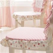 布艺餐椅坐垫含芯2入花季