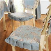布艺餐椅坐垫含芯2入蔓薇
